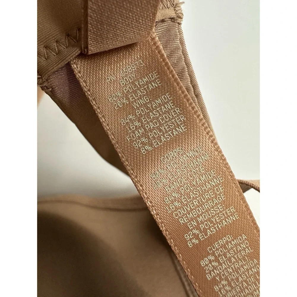 SKIMS Wireless Form T-Shirt Demi Bra | Size 34 C Bronze EUC - Picture 4 of 6